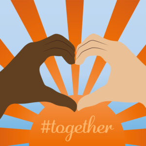 #together: Illustration zum Tag gegen rassistische Diskriminierung