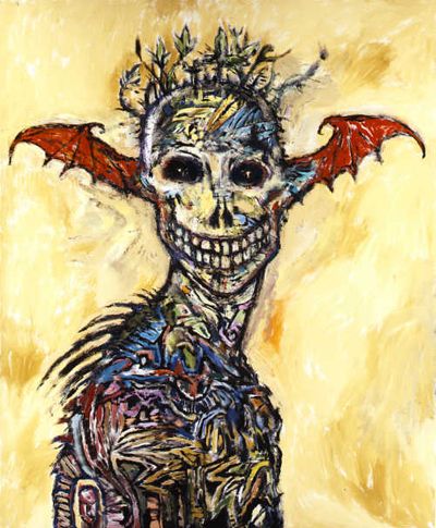 „Death Head“ von Clive Barker (Gemälde, 2004)