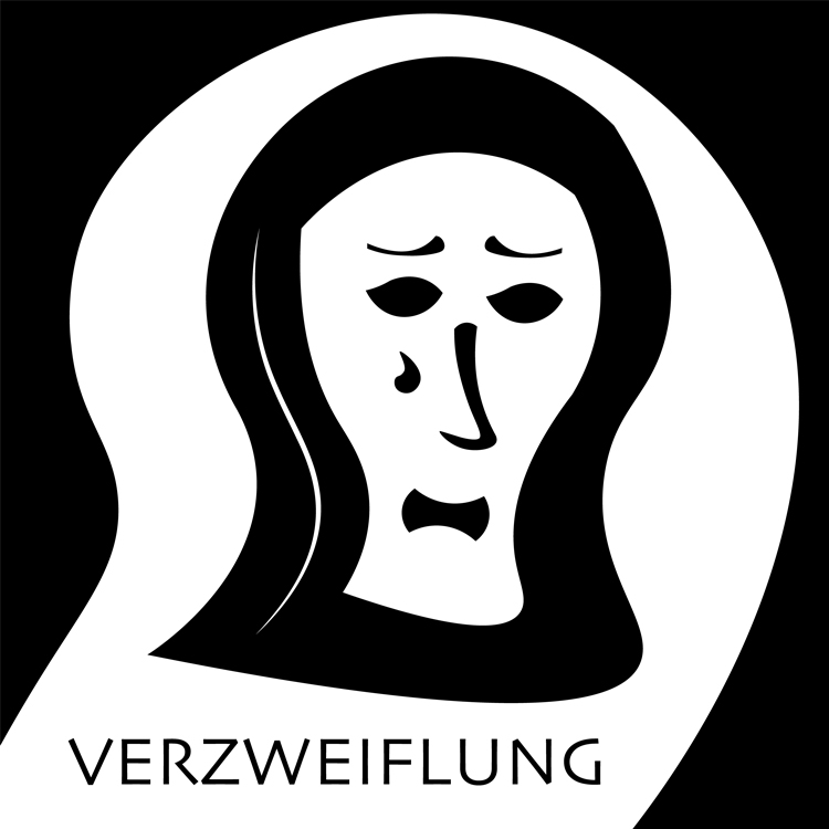 Angststörung Verzweiflung (Grafik: L.S.)