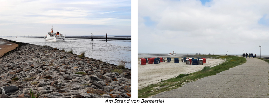 Am Strand von Bensersiel