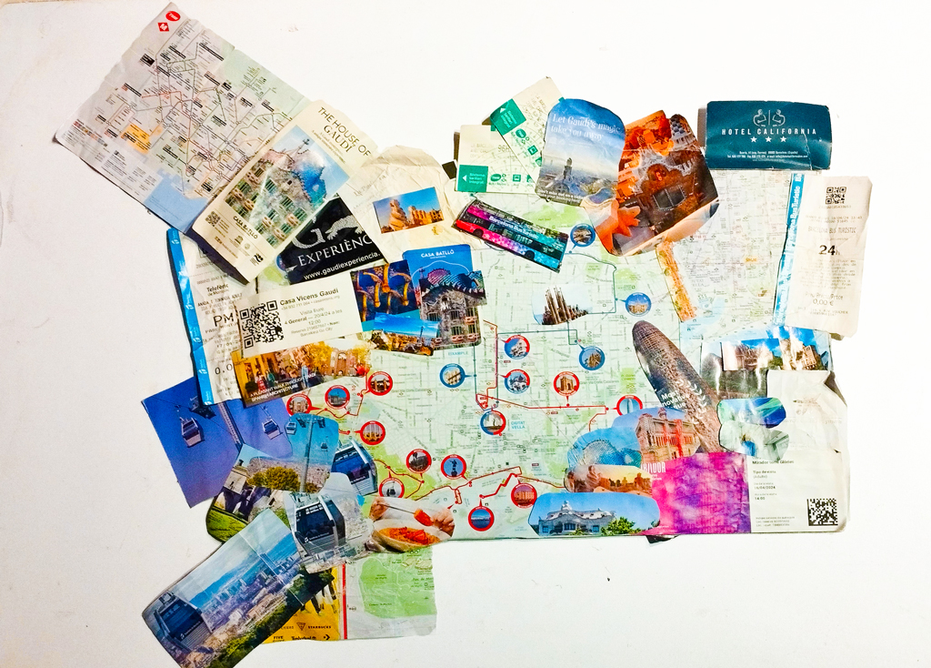 Collage von Sebastian Langen zu seinem Beitrag »Mein Jahresrückblick und meine Pläne für 2025«