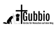 Gubbio – Kirche für Menschen auf dem Weg (Logo)