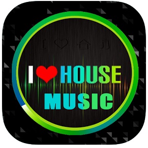 I love House Music (Logo „House Music Radio“ – Apps bei Google Play)