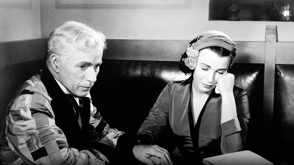 Charlie Chaplin als Calvero und Claire Bloom als Thereza in "Rampenlicht" 1952
