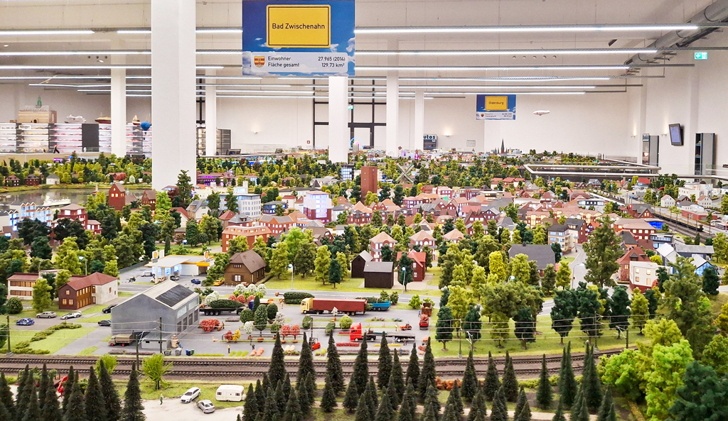 Blick auf Bad Zwischenahn im Leeraner Miniaturland