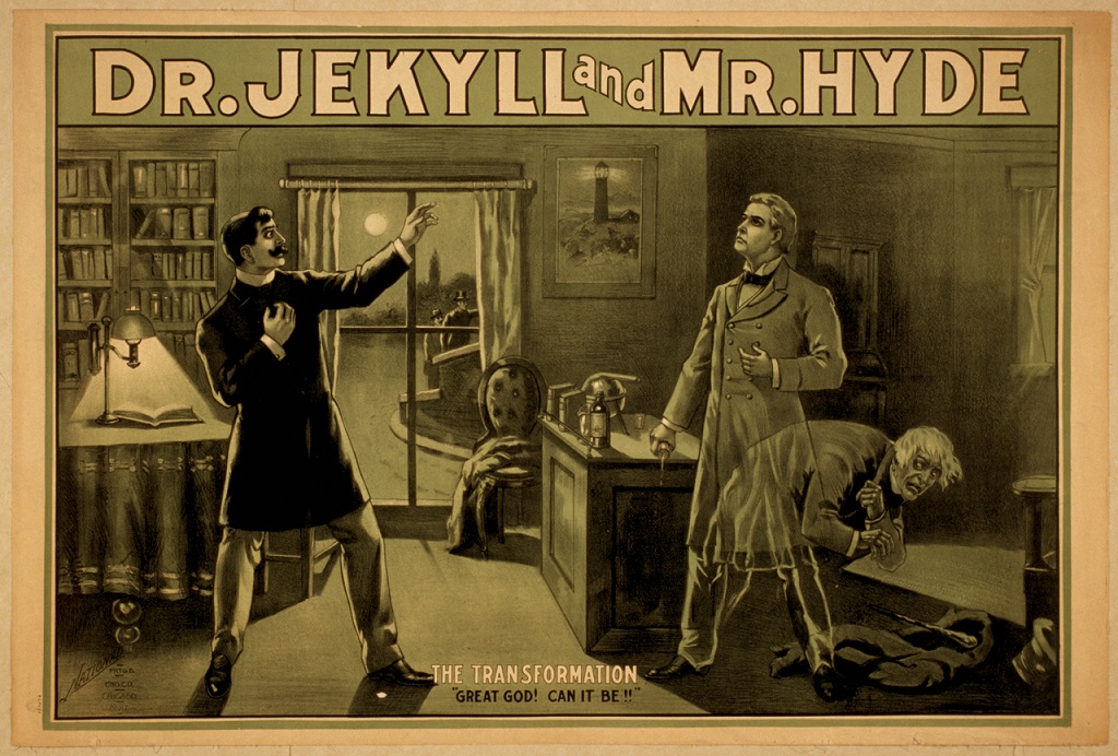 „Dr. Jekyll und Mr. Hyde“ | Die Verwandlung | Poster aus den 1880er Jahren