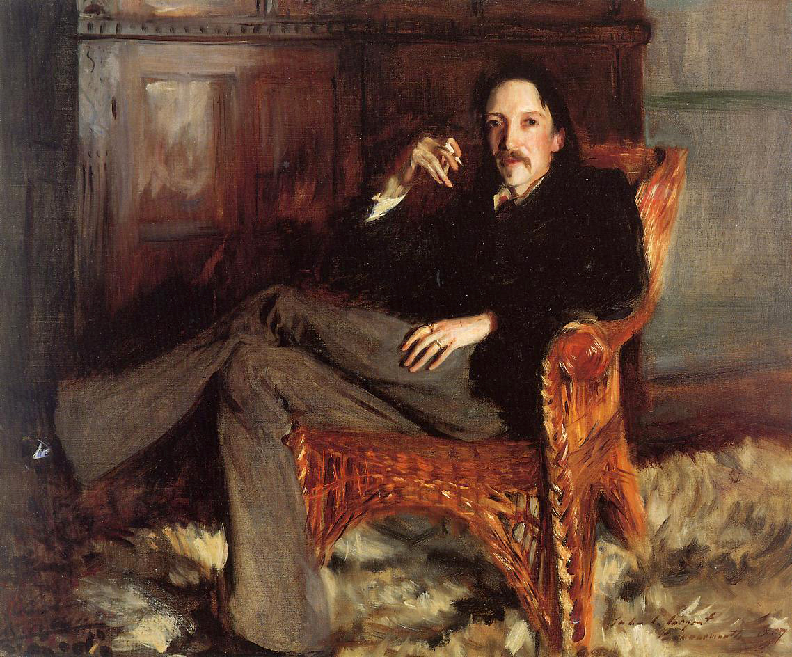 Robert Louis Stevenson, Gemälde von John Singer Sargent, 1887